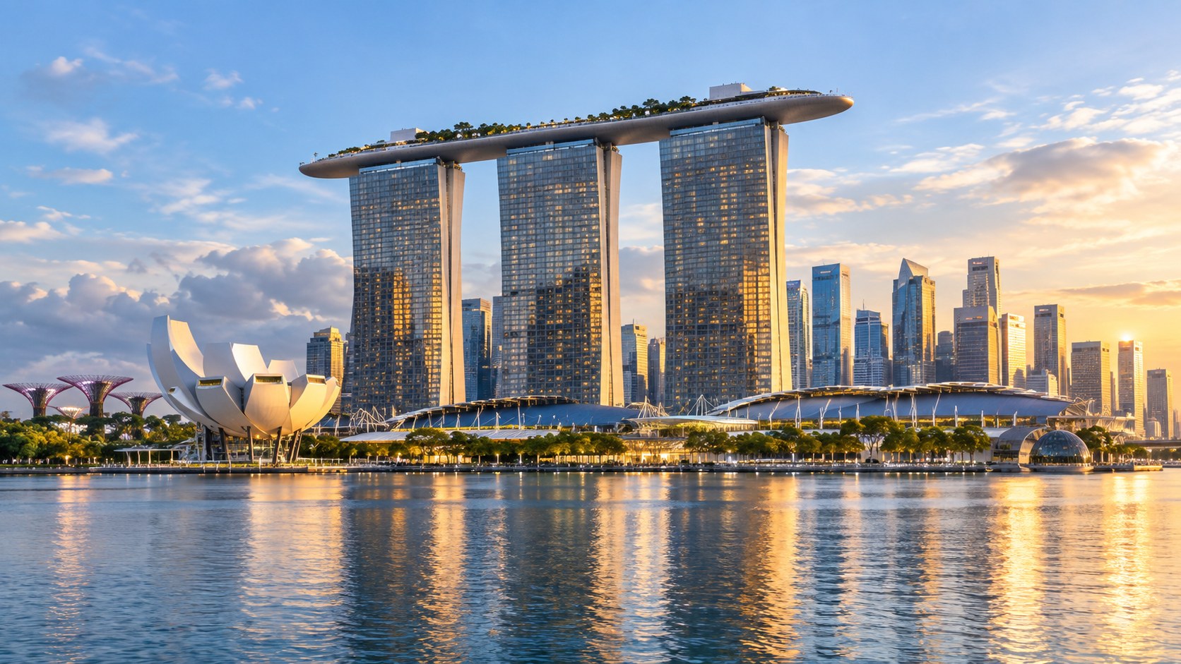 Singapore waterfront skyline